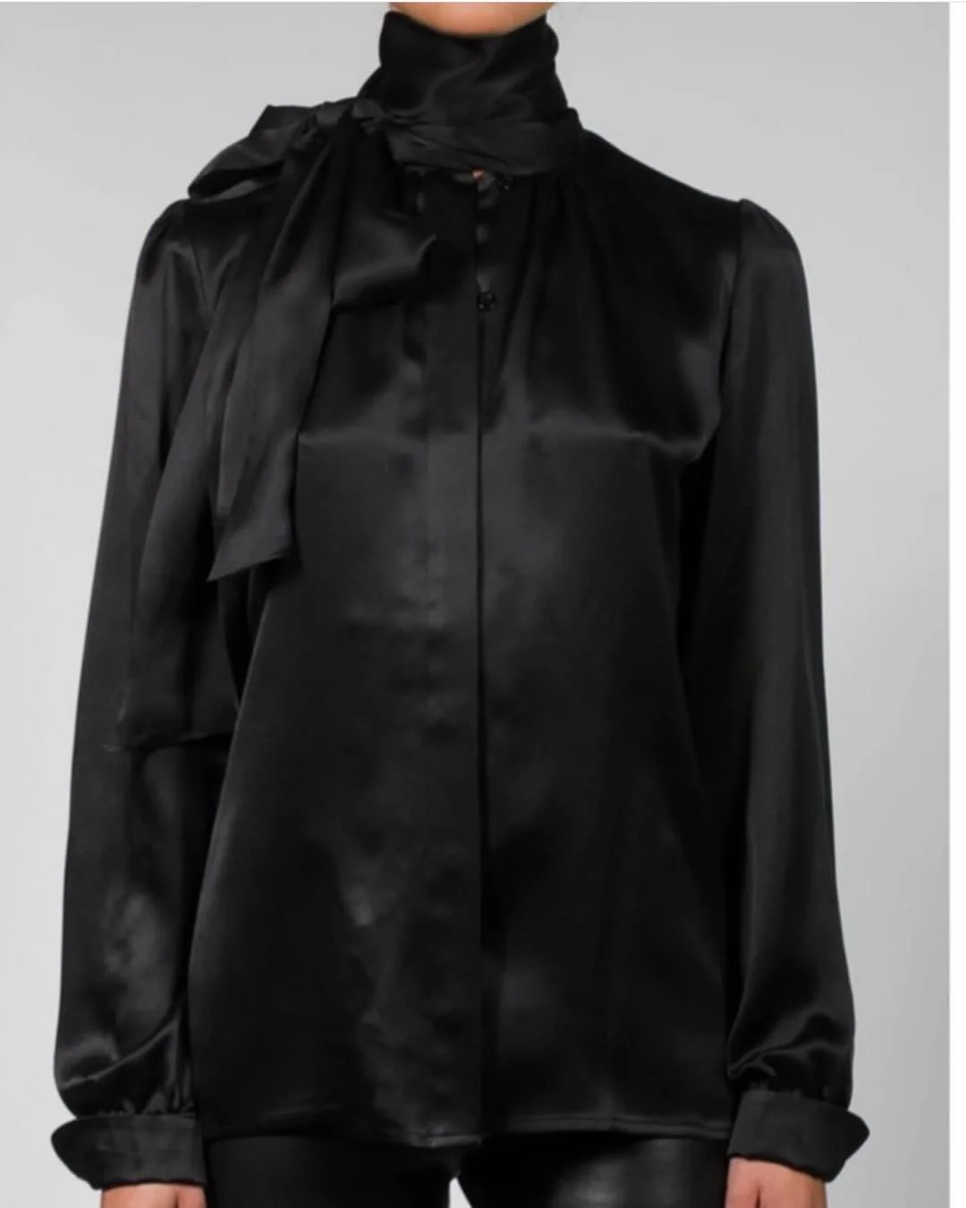 Vesna W Mary Blouse in Black