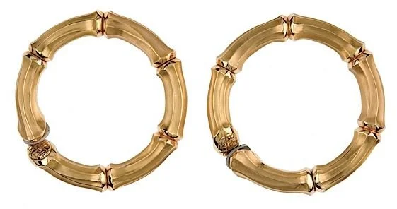 Cartier Bamboo Hoop Earrings