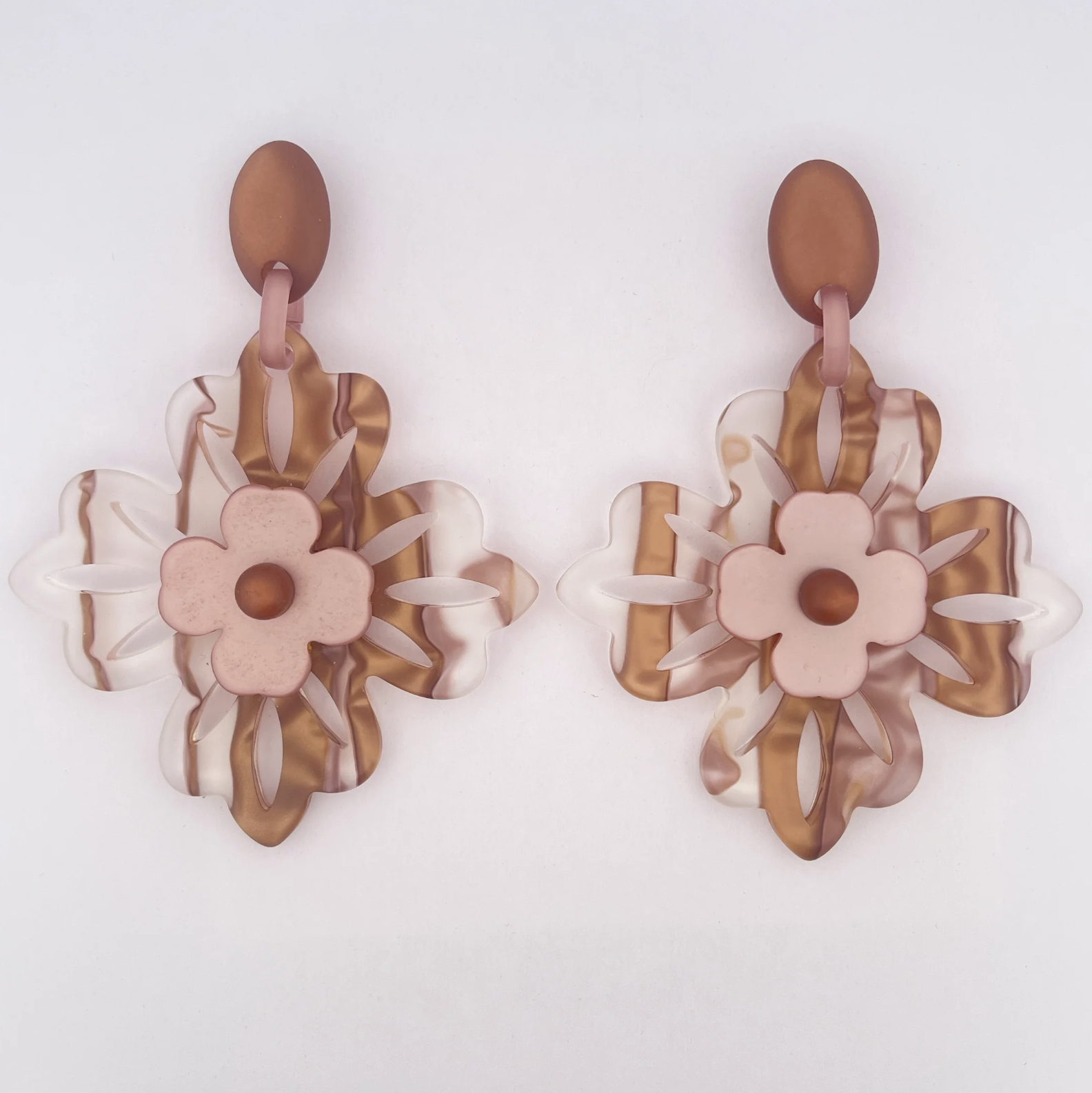 Angelo Moretti Flower Earrings