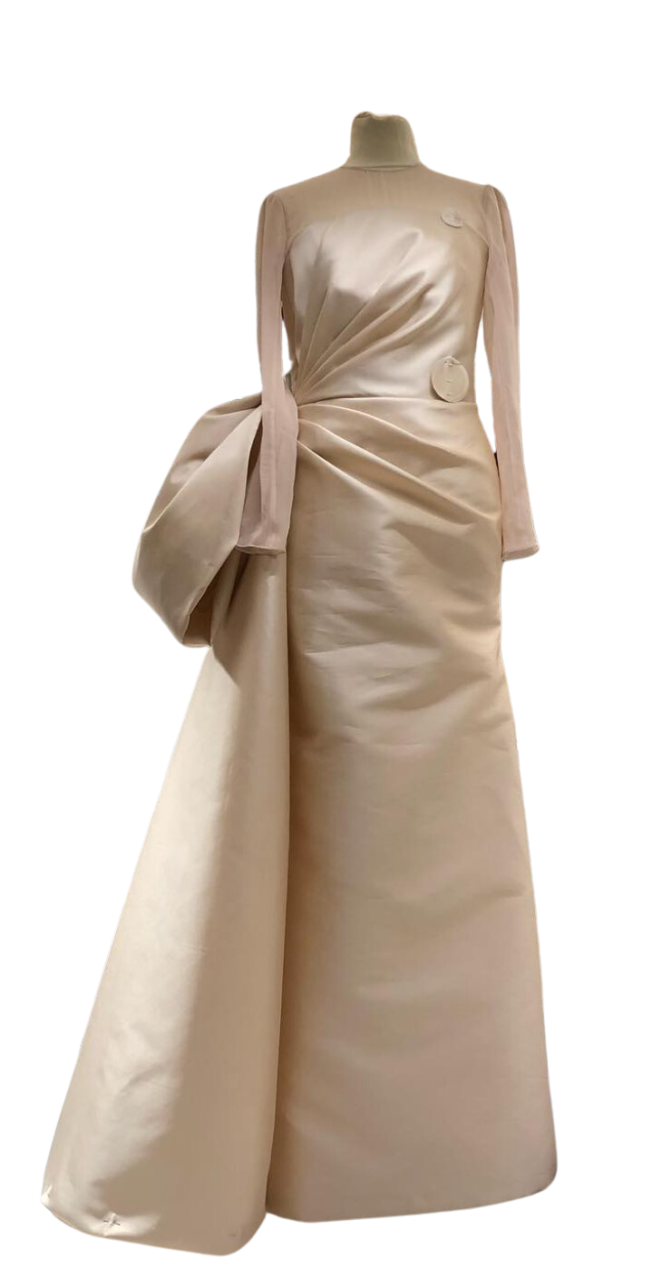Lars Wallin Mikado Draped Gown