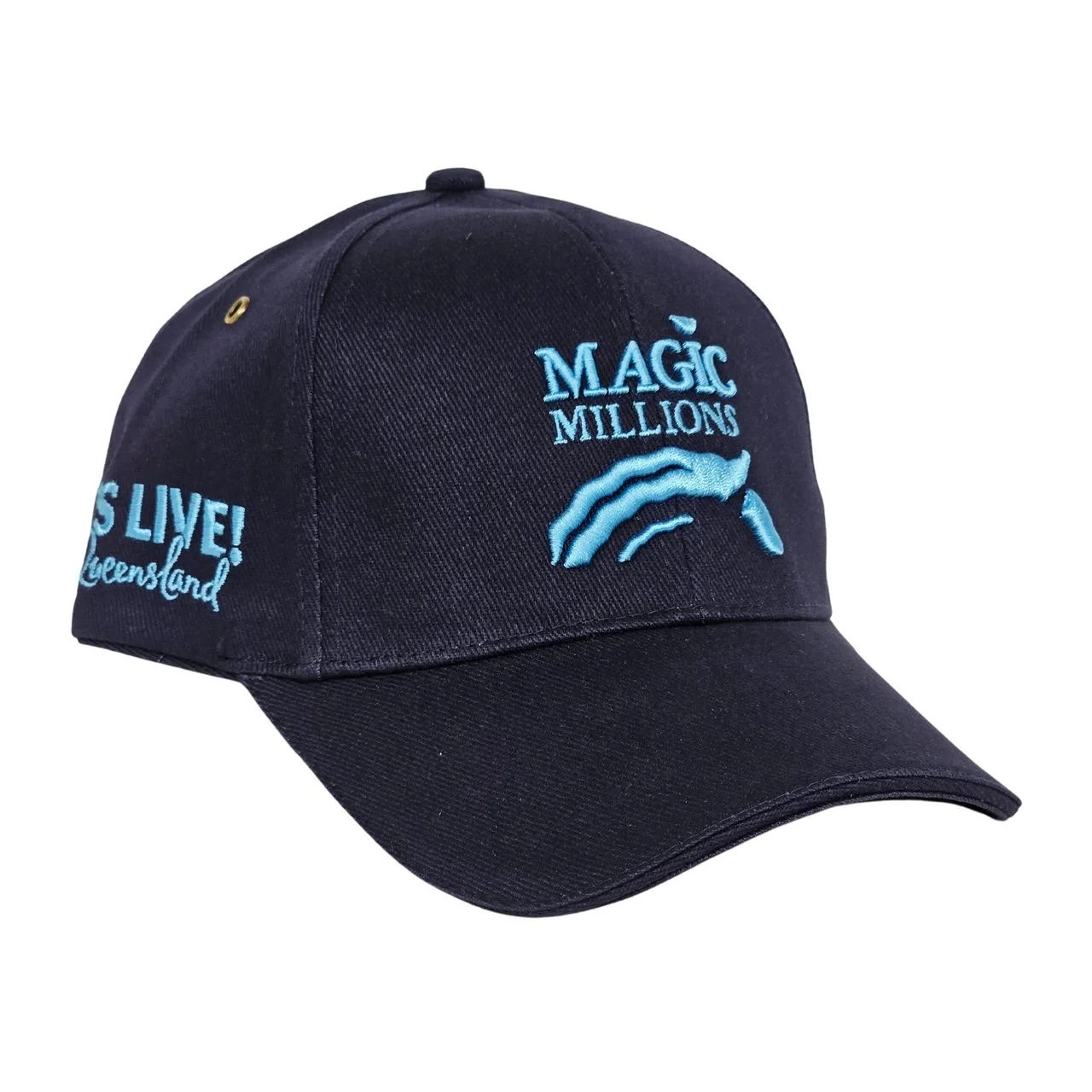 Magic Millions Cotton Cap in Navy/Sky