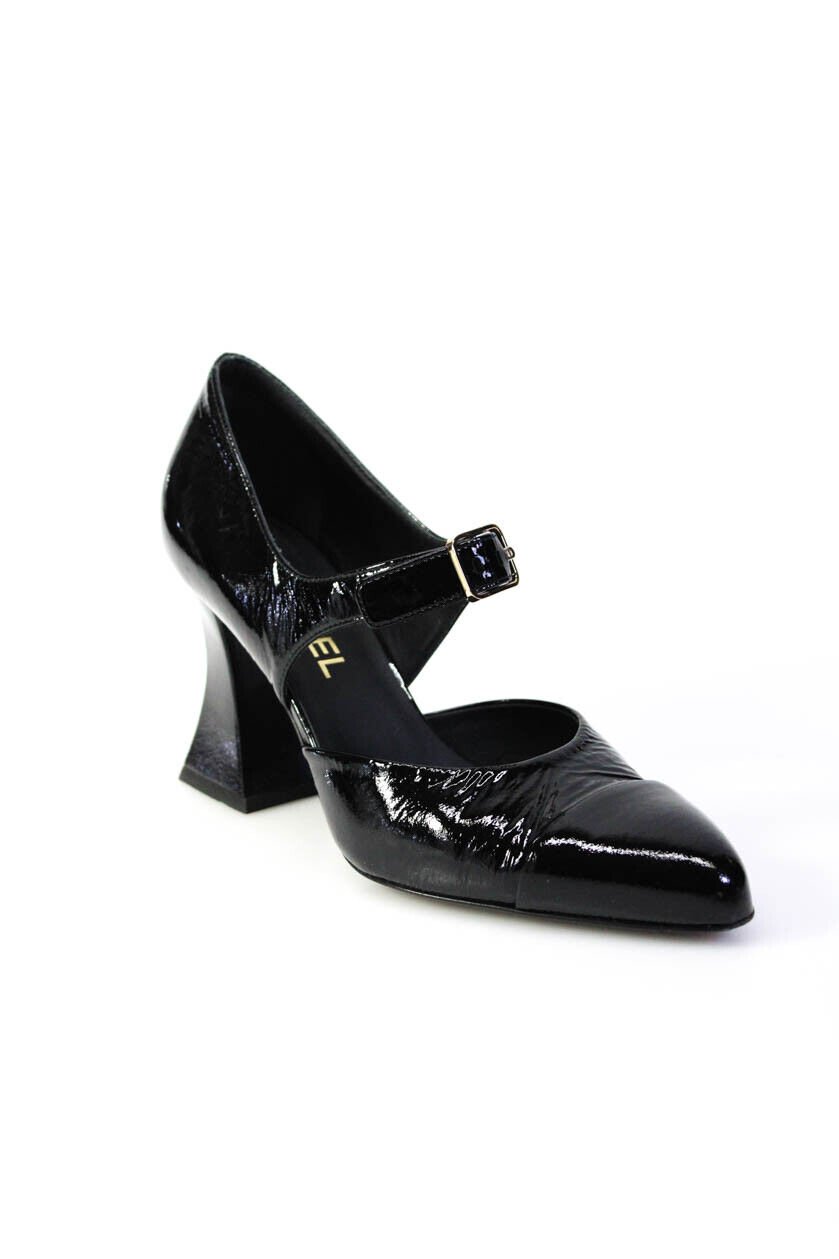 Chanel Mary-Jane Block Heel Pumps in Black.jpg