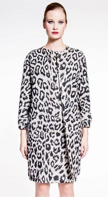 Natan Animal Print Coat