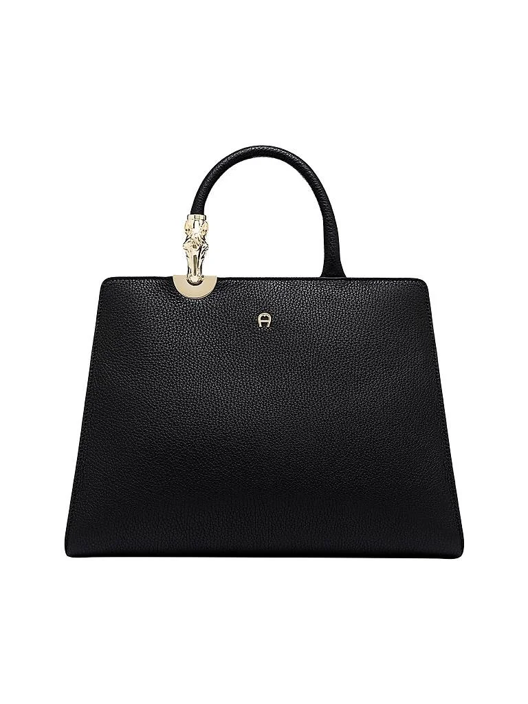 Aigner Cybill Cavallo Bag in Black