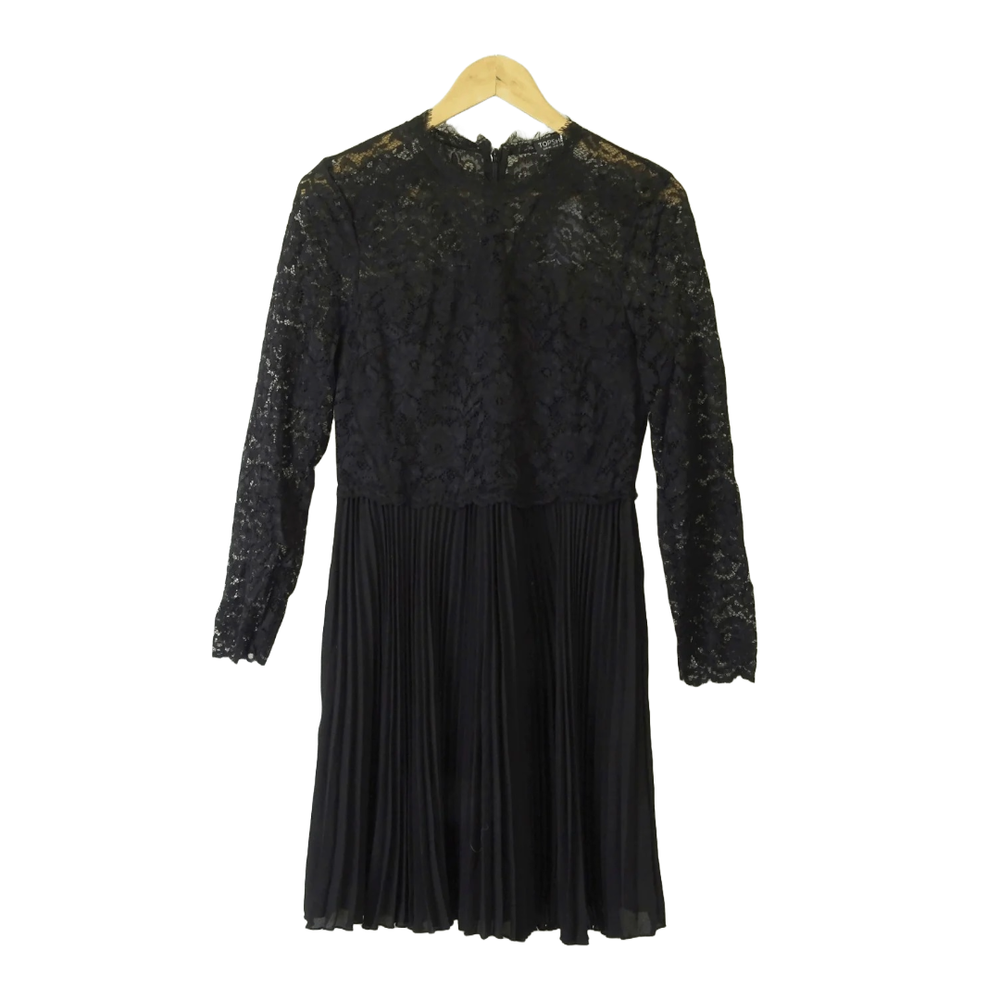 knee length dresses for ladies TOPSHOP Unique Stunning Grey Dress with Tailored Lace Arms, Size UK10 –  FADVault