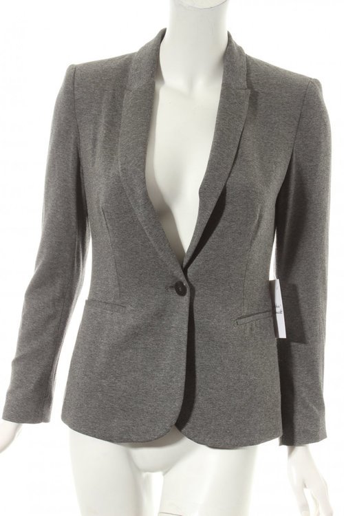 Zara Grey Jersey Blazer