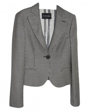 Emporio Armani Fine Check Short Jacket
