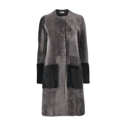 Utzon Reversible Shearling Coat