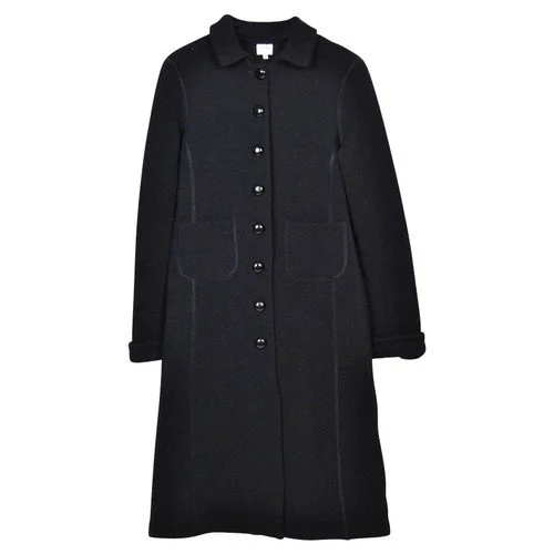 Armani Collezioni Button Front Long Coat