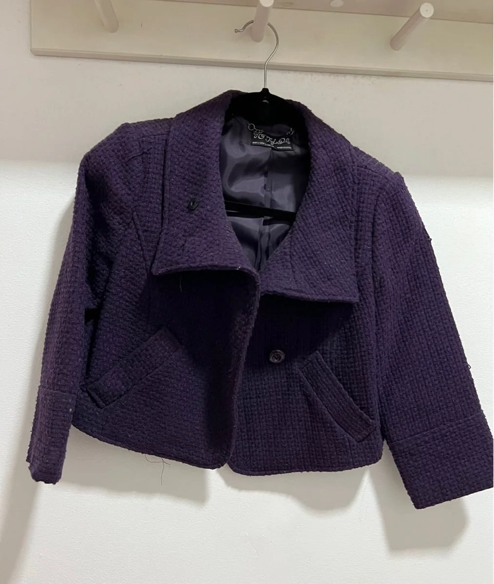 Zara Knit Cropped Jacket