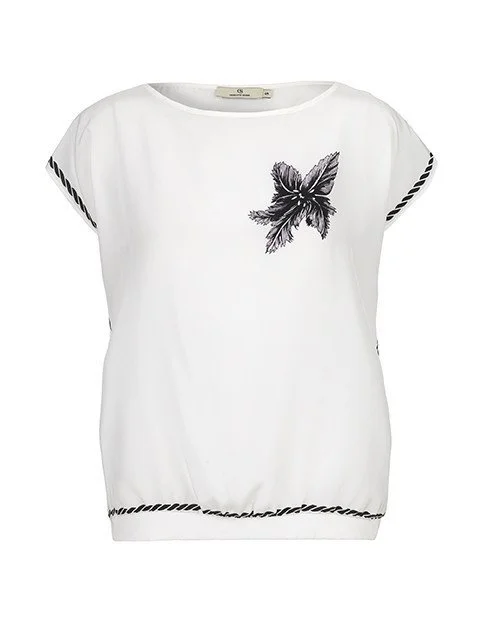 Charlotte Sparre Printed Short Sleeves Blouse