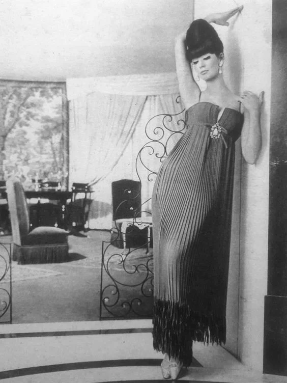 Christian Dior Silk Green Crepe Gown