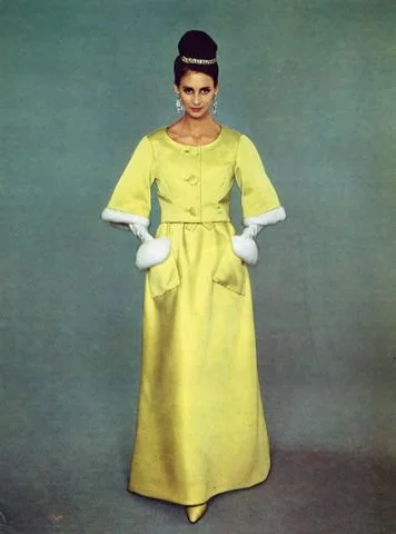 Lanvin Fur Trimmed Gown