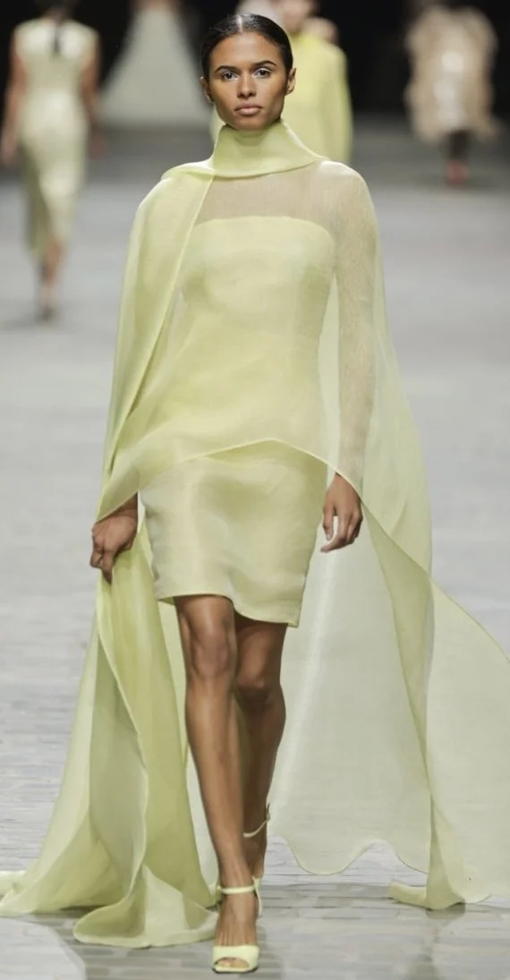 Natan Couture Orix Gown in Fuchsia