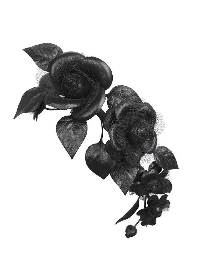 Emily London Ember Headpiece in Navy