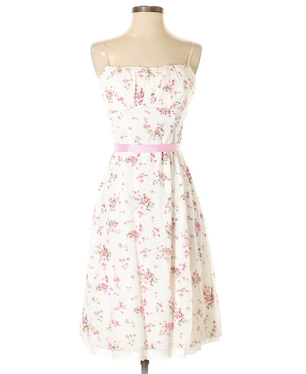 blue dress with flowers Thats So Fetch | Solem Mini Dress | Blue Floral