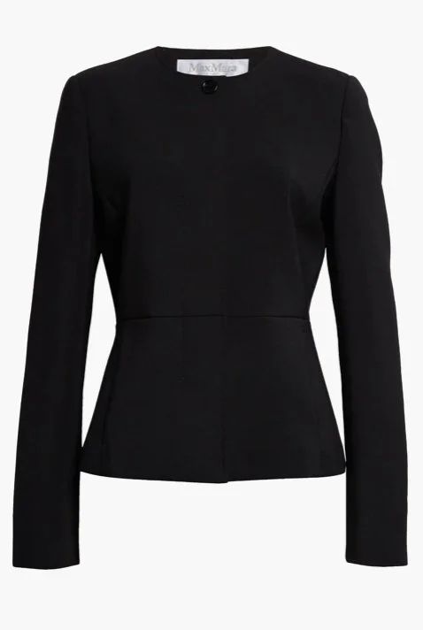 Max Mara Pepli Jacket in Black
