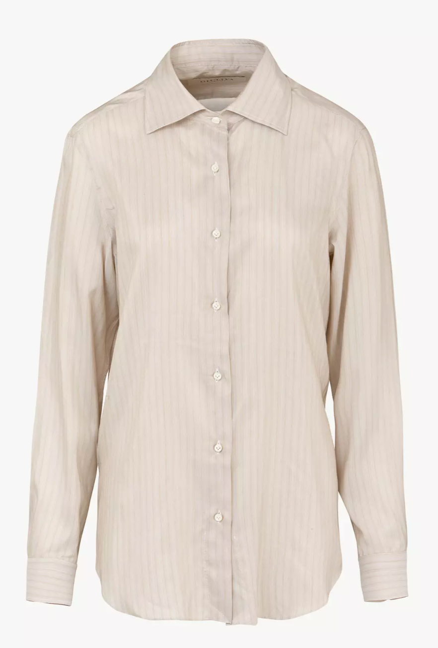 Giuliva Heritage Husband Shirt in Striped Silk