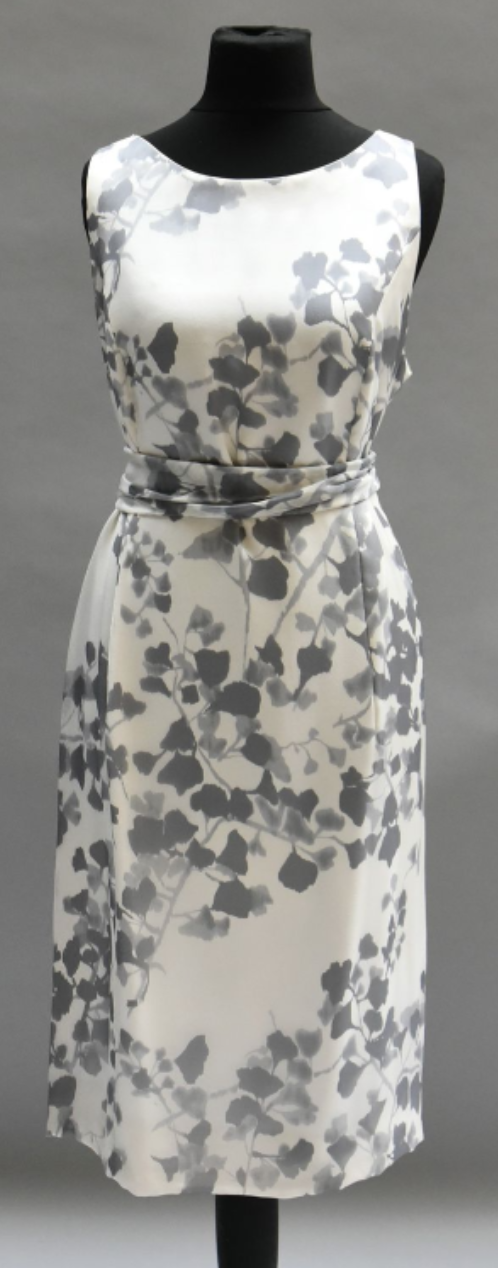 Yves Dooms Printed Chiffon Dress.png