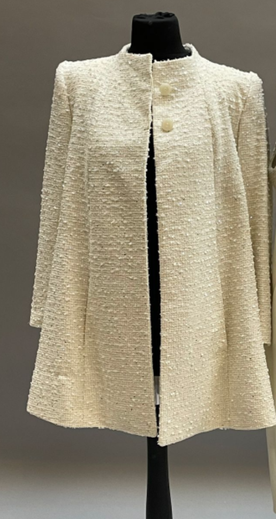 Yves Dooms Buttoned HIgh Neck Coat Ivory Tweed.png