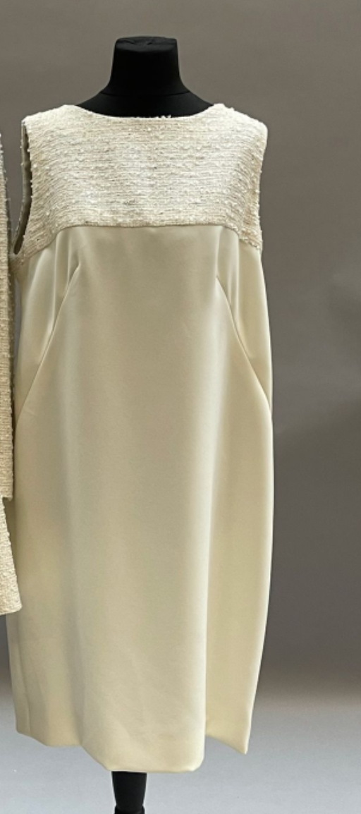 Yves Dooms Ivory Tweed Dress.png