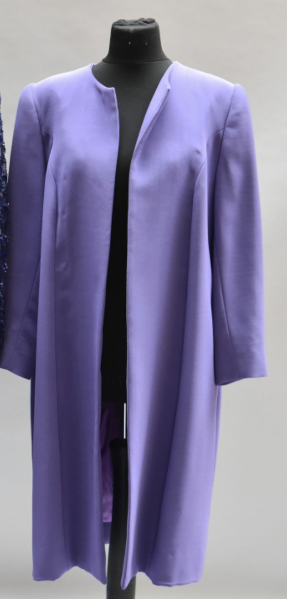 Yves Dooms Collarless Coat in Purple.png