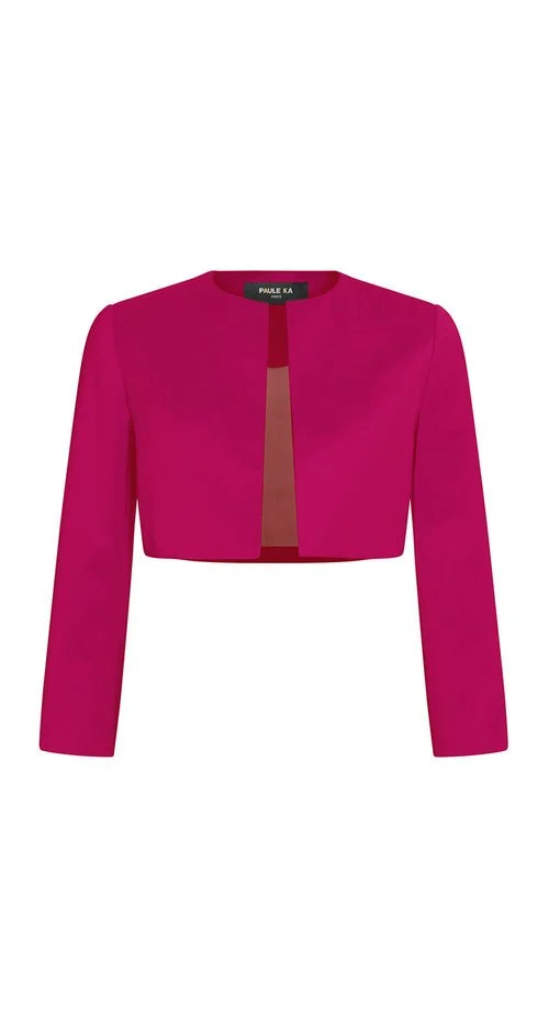 Paule Ka Ottoman Cropped Jacket