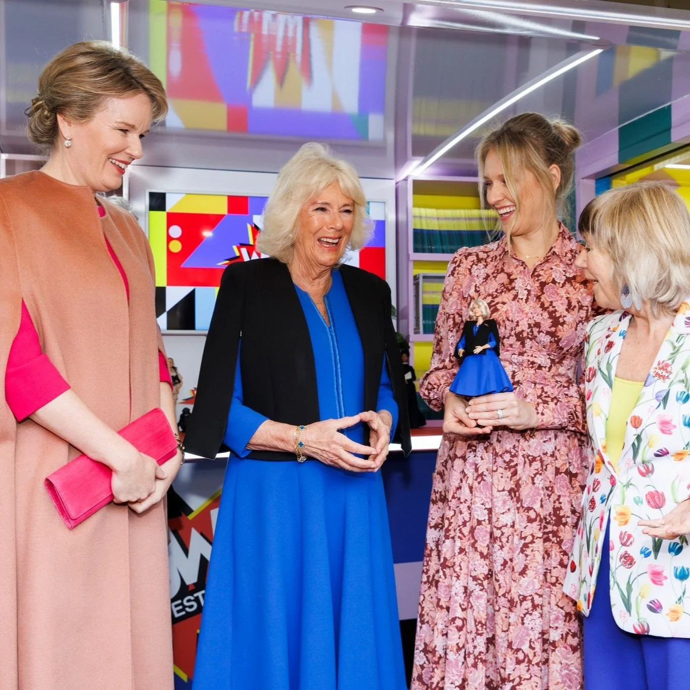 Queen Mathilde attends International Women's Day reception at Buckingham Palace