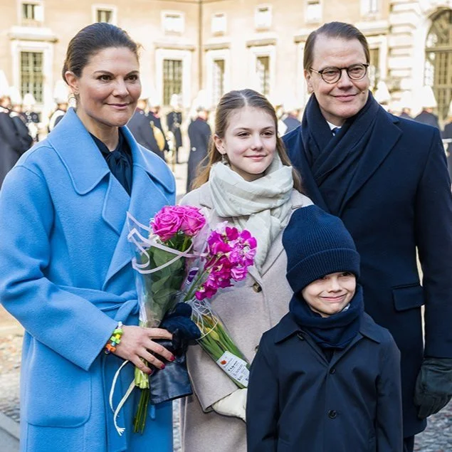 Crown Princess Victoria celebrates her Name Day with her family
