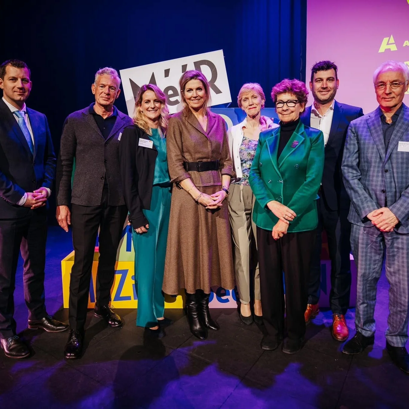 Queen Maxima visits Art Camp for vocational students