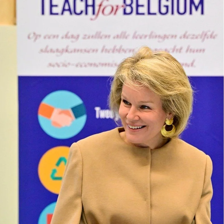 Queen Mathilde visits Go4City School