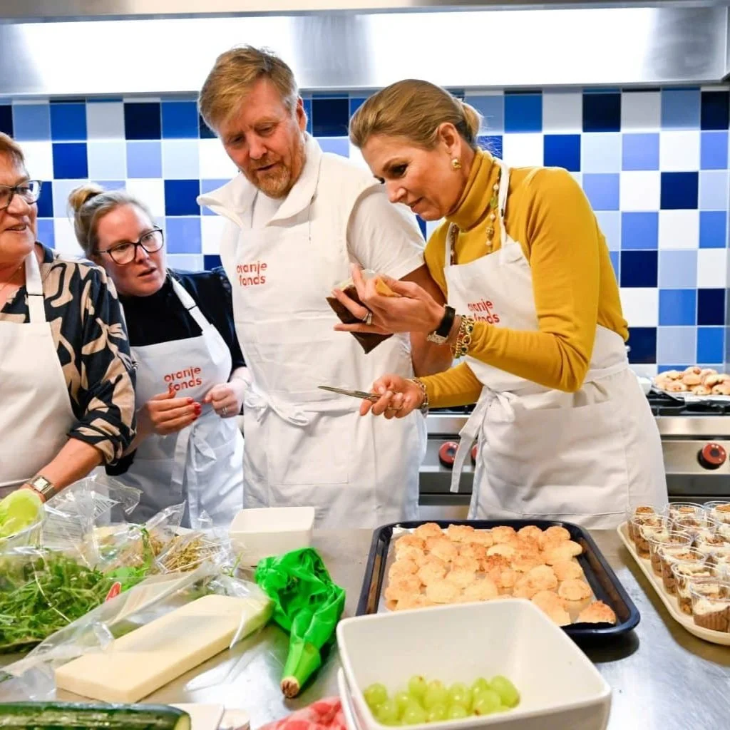 King Willem-Alexander and Queen Maxima take part in NLdoet