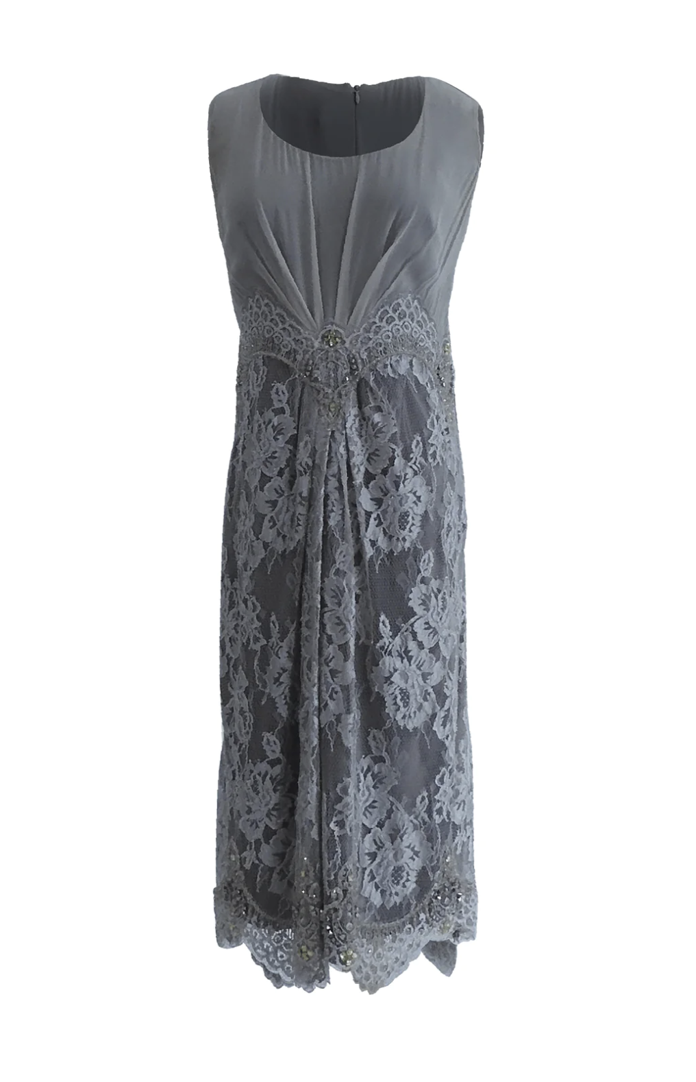 Renato Nucci Sleeveless Embellishment Lace Dress