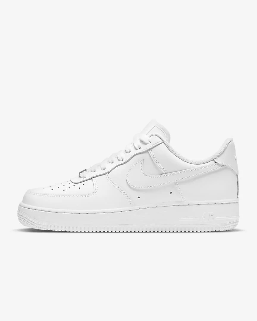 Nike Air Force 1 '07 Sneakers in White Flower Painted
