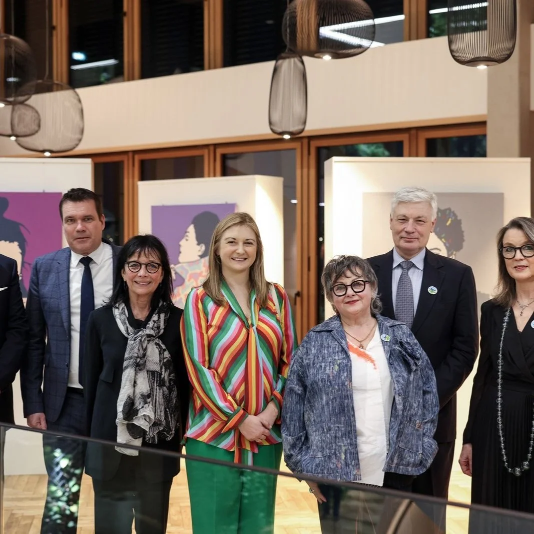 Hereditary Grand Duchess Stéphanie attends opening of IV Seasons exhibition