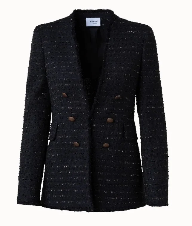 Akris Punto Fringe Bouclé Jacket