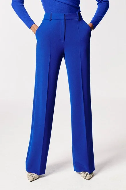 The Fold Adelaide Trousers in Cobalt Blue