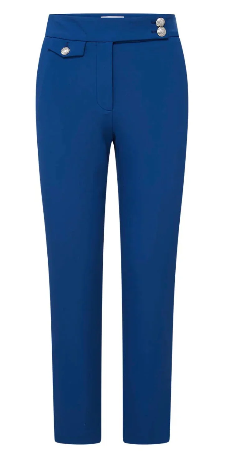 Veronica Beard Renzo Trousers in Cerulean