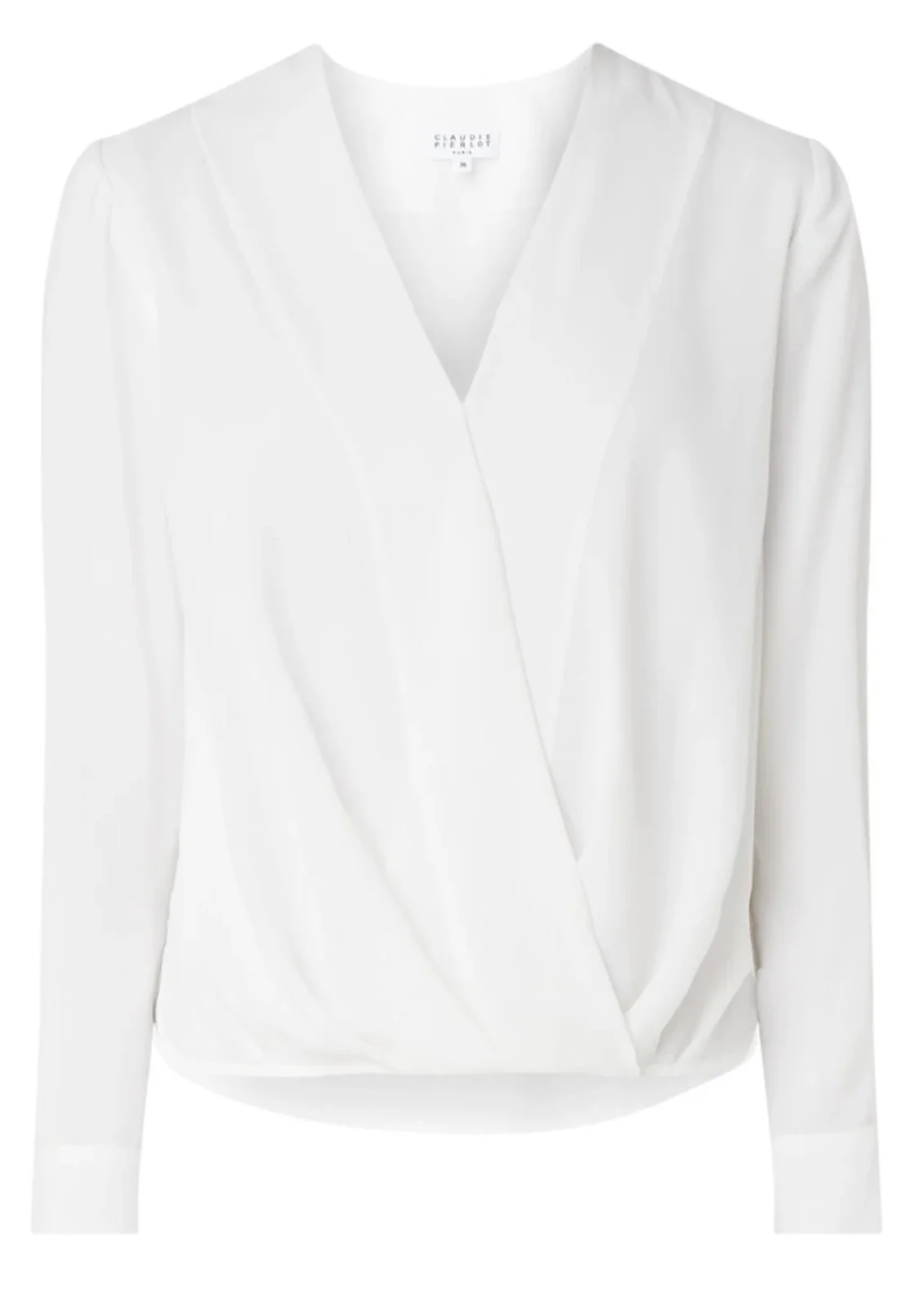 Claudie Pierlot V-Neck Wrap Blouse
