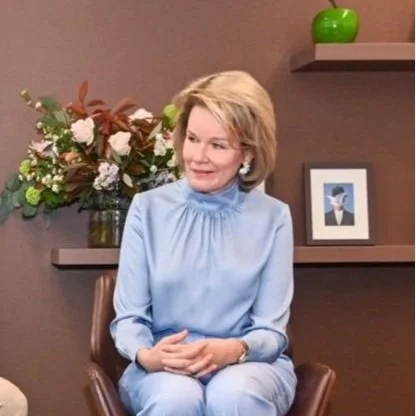 Queen Mathilde visits European Banking Federation
