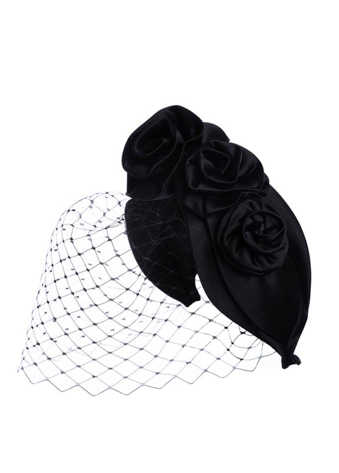 Emily London Itzel Veiled Headpiece in Black.jpg