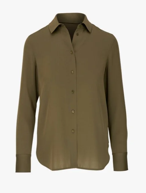 Vince Stretch-Silk Slim-Fit Shirt