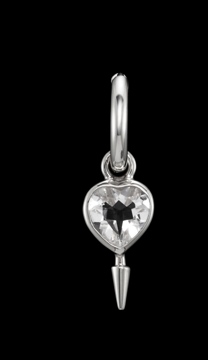 Maria Nilsdotter Single Love Faceted Earrings