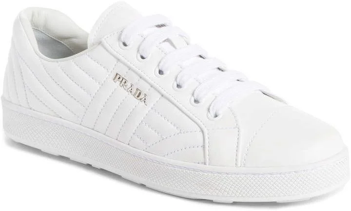 Prada Quilted Leather Sneakers