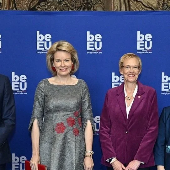 Queen Mathilde attends "European Child Guarantee: from engagement to reality" Conference
