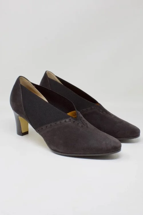 Eliot Zed Berta Pumps in Grey Suede