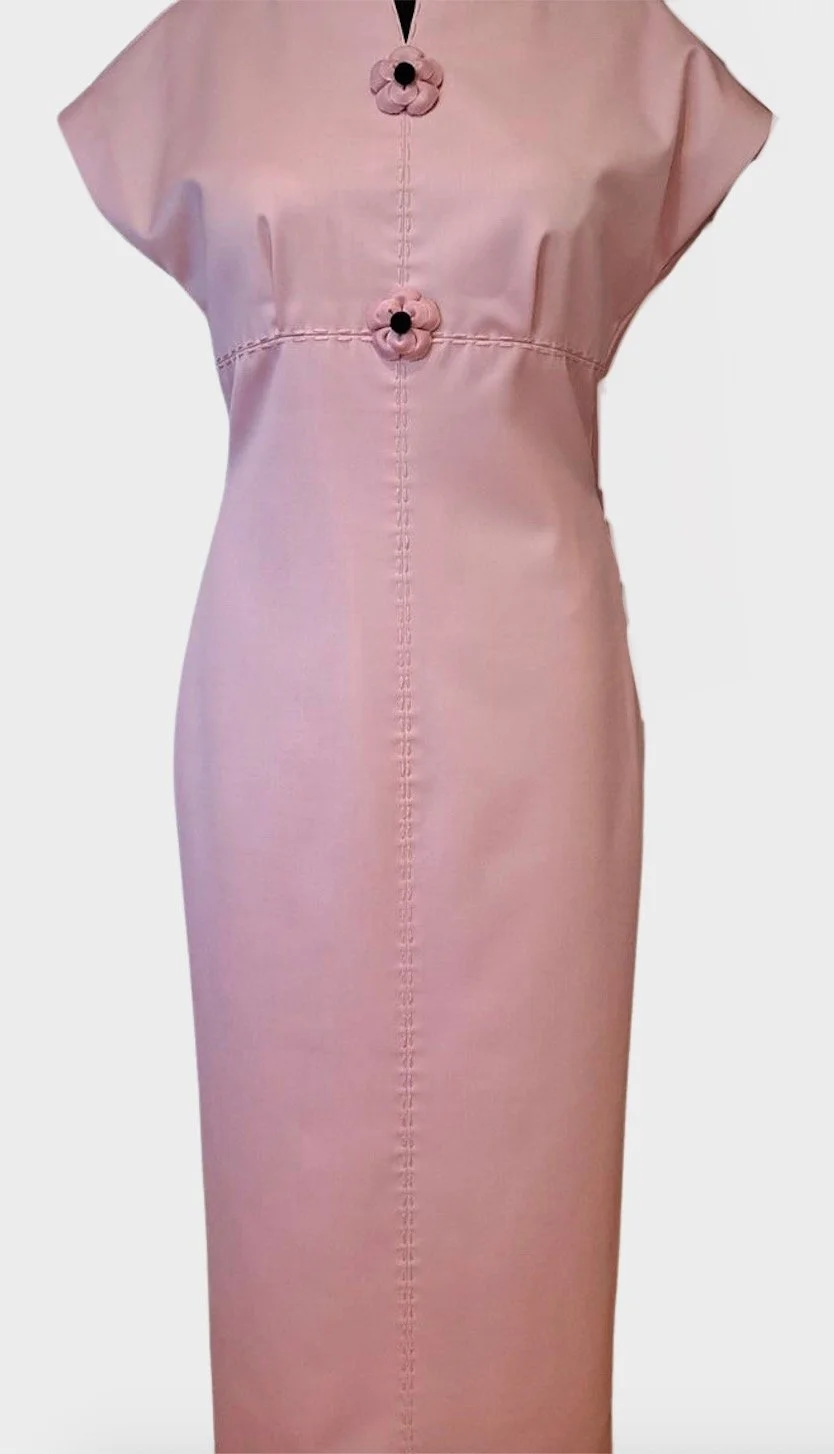 Christer Lindarw Flower Embroidered Dress