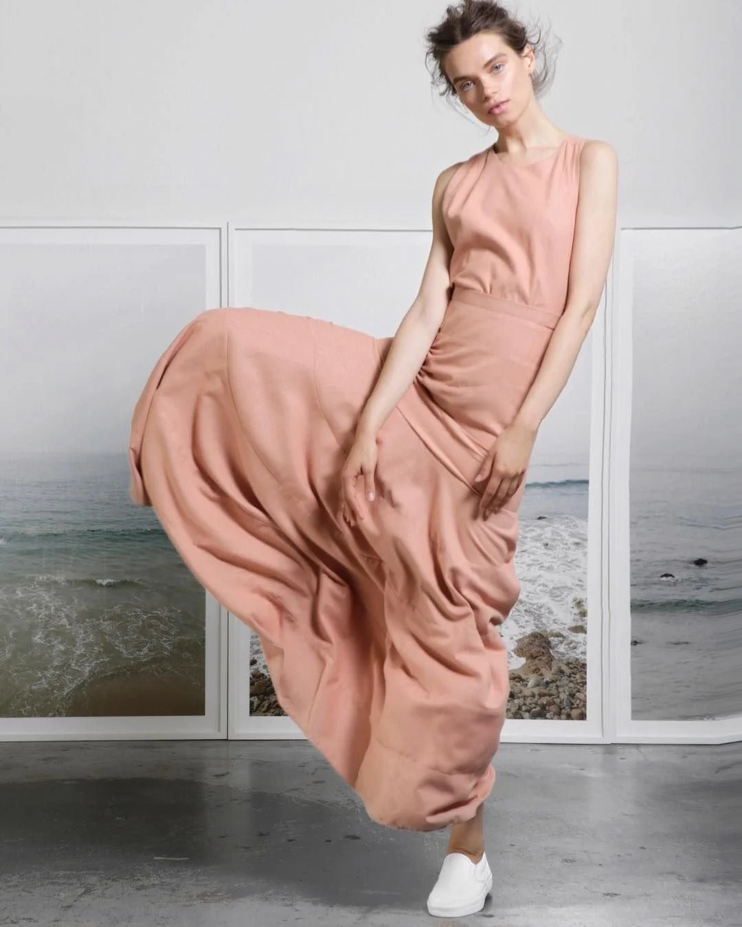 Heidi Merrick Windsor Dress in Blush