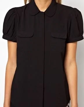 ASOS Short-Sleeve Blouse with Peter-Pan Collar.jpg