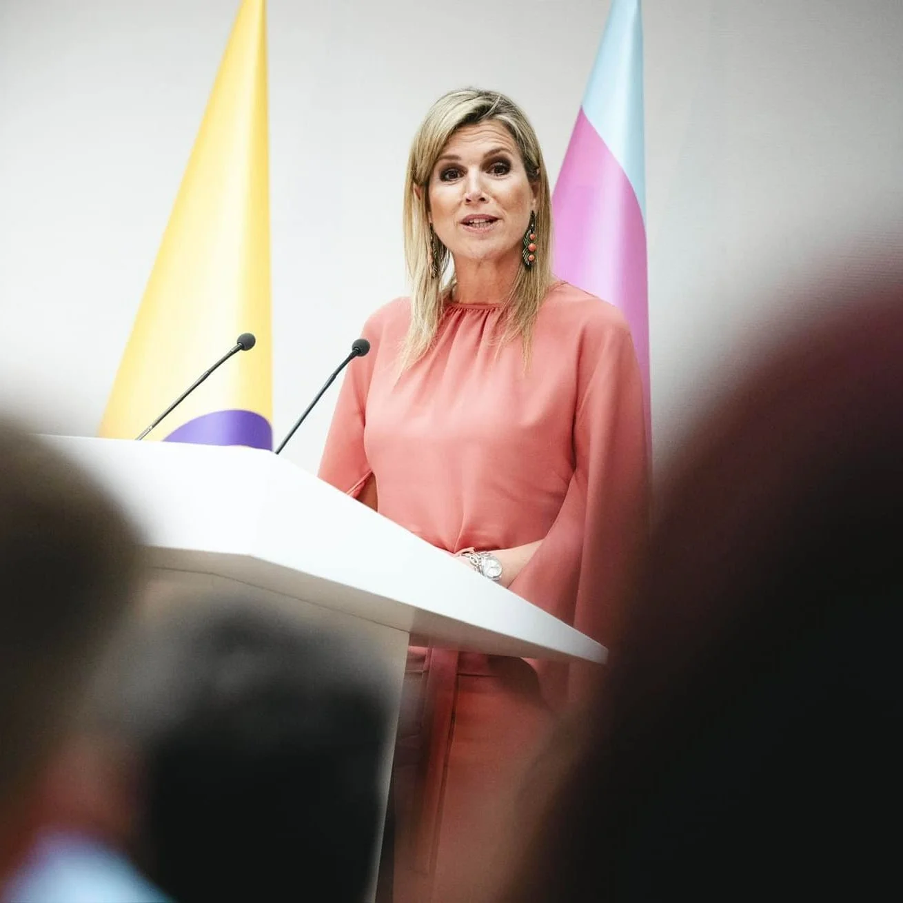 Queen Maxima attends International Day against Homophobia and Transphobia conference